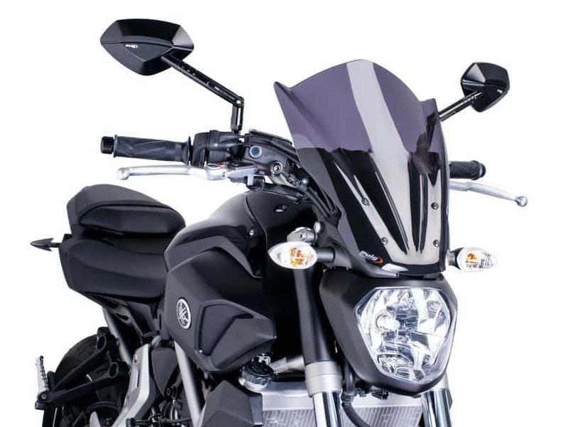 Puig New Generation Touring Screen For Yamaha MT-07 2014-2017 - Dark Smoke