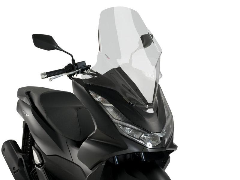 Puig V-Tech Line Touring Screen For Honda PCX 125 2021-2024 - Clear