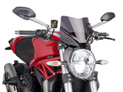 Puig New Generation Sport Screen For Ducati Monster 1200 2014-2020 - Dark Smoke