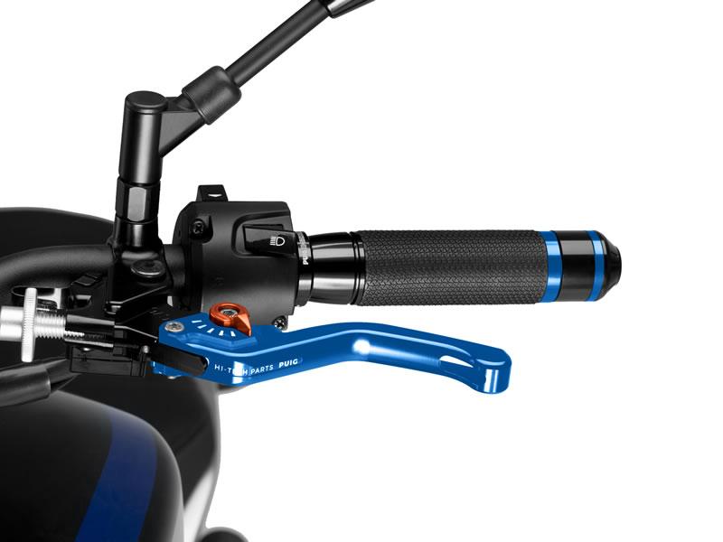 Puig Short V3 Clutch Lever For Ducati 1098 2007-2008 - Blue With Orange Selector