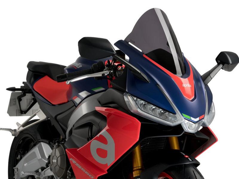 Puig R-Racer Screen For Aprilia RS660 2021-2025 - Dark Smoke