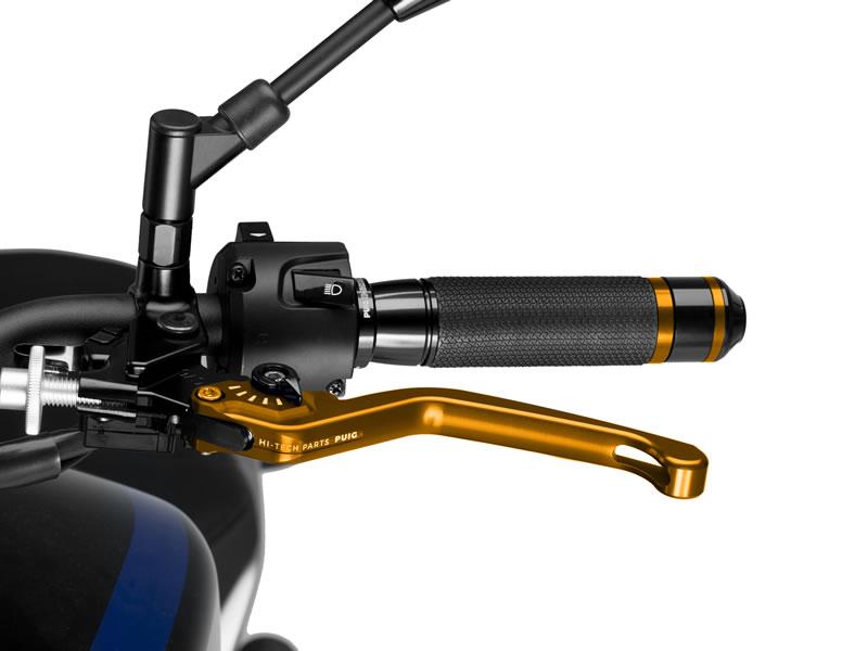 Puig Fixed V3 Clutch Lever For Ducati 1098 2007-2008 - Gold With Black Selector