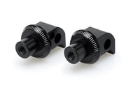Puig Pillion Footpeg Adaptors For Yamaha Tracer 7 2021-2025 - Black