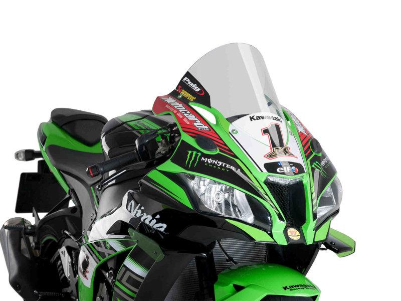 Puig R-Racer Screen For Kawasaki ZX-10R 2016-2020 - Clear
