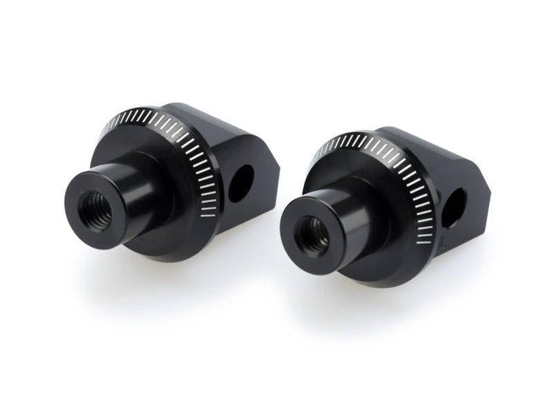 Puig Pillion Footpeg Adaptors For Triumph Bonneville Speedmaster 2021-2025 - Black