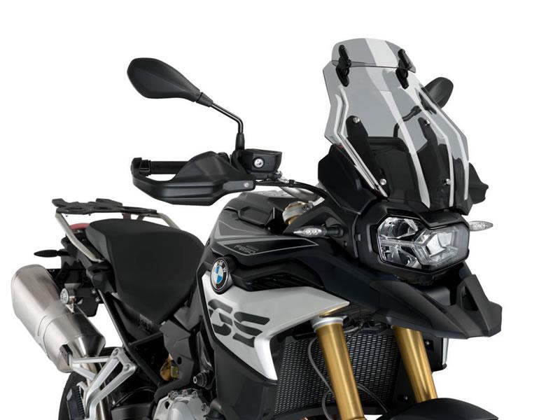 Puig Touring Screen With Extender For BMW F750 GS 2018-2024 - Light Smoke