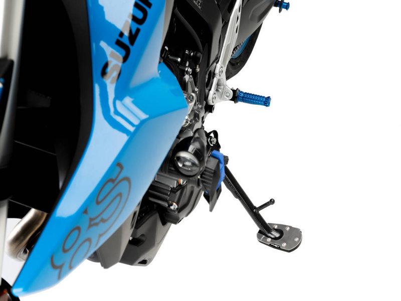Puig Kickstand Extension Pad For Suzuki GSX 8R 2024-2025 - Black