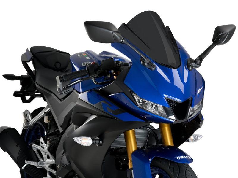 Puig Z-Racing Screen For Yamaha YZF 125 R 2019-2022 - Dark Smoke