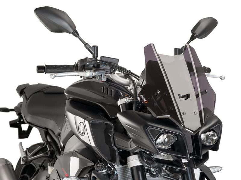 Puig Touring Screen For Yamaha MT-10 2016-2021 - Dark Smoke