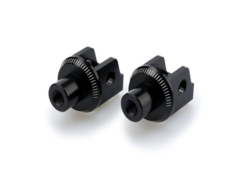 Puig Adjustable Footpeg Adaptors For Suzuki V-Strom 1050 2020-2025 - Black