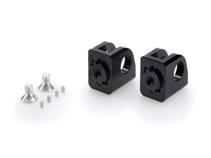 Puig Adjustable Footpeg Adaptors For Kawasaki Z H2 2020-2024 - Black