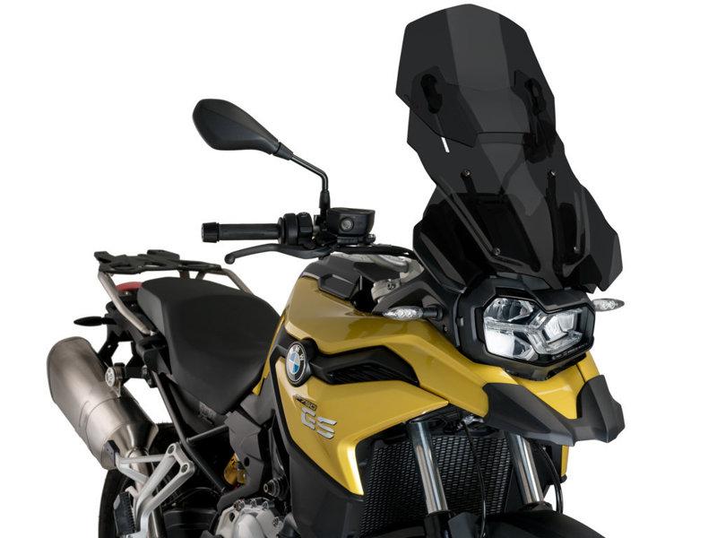 Puig Adjustable Touring Screen For BMW F750 GS 2018-2024 - Dark Smoke