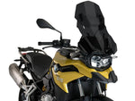 Puig Adjustable Touring Screen For BMW F750 GS 2018-2024 - Dark Smoke