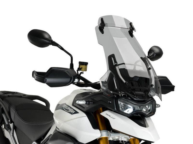 Puig Touring Screen With Extender For Triumph Tiger 900 2020-2023 - Light Smoke