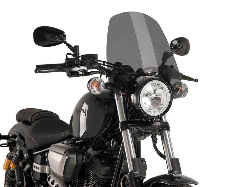 Puig New Generation Touring Screen For Yamaha XV 950 2014-2020 - Dark Smoke