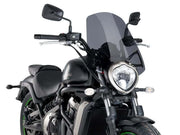 Puig New Generation Touring Screen For Kawasaki Vulcan 650 S 2015-2025 - Dark Smoke