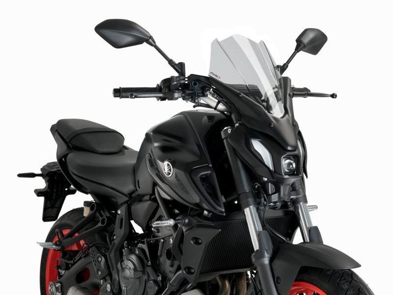 Puig New Generation Touring Screen For Yamaha MT-07 2021-2024 - Light Smoke