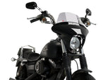Puig Batwing Touring Screen For Harley Davidson Dyna Street Bob FXDB 2006-2017 - Light Smoke