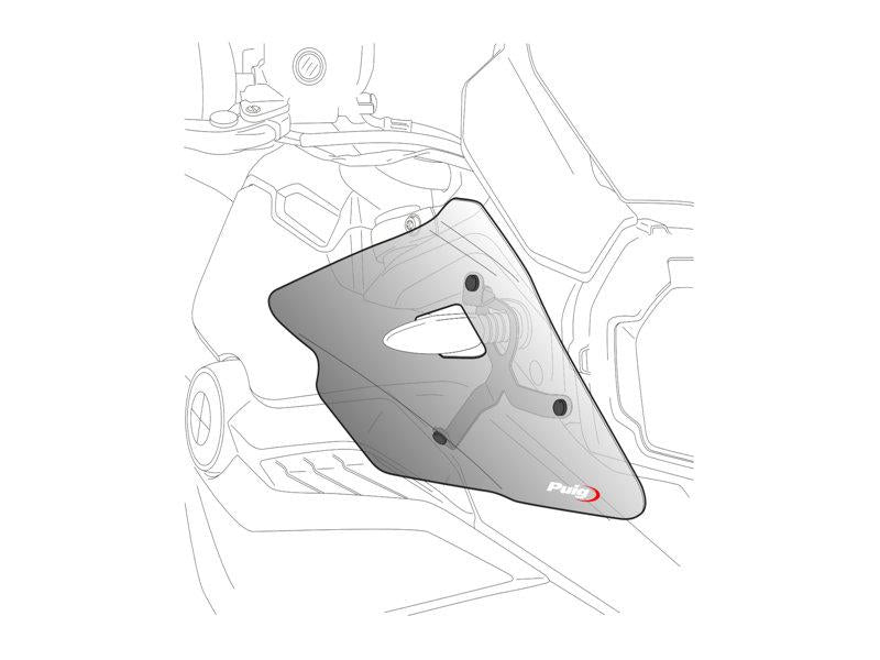 Puig Upper Deflectors For BMW R1300 GS 2023-2025 - Light Smoke