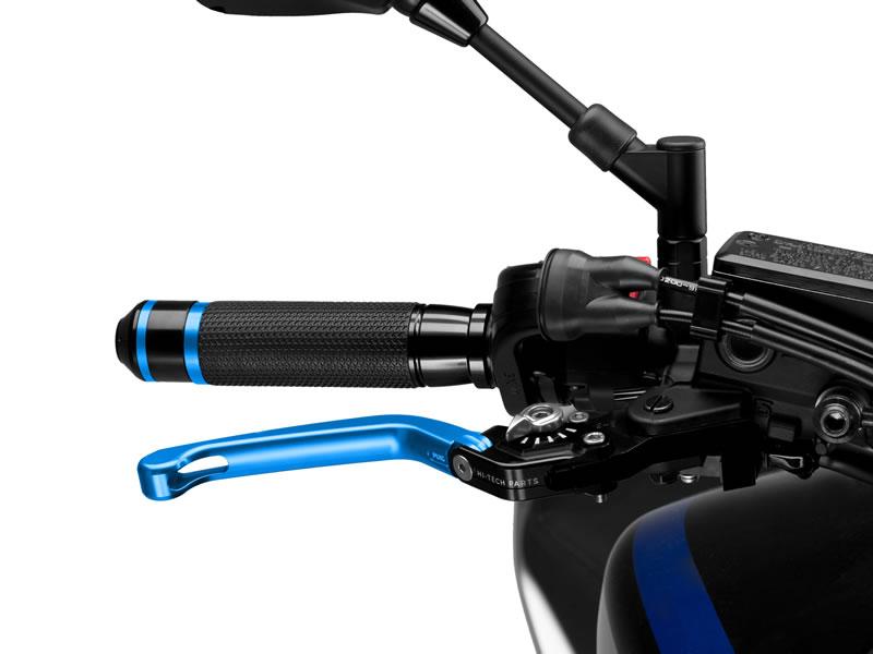 Puig Folding V3 Brake Lever For Ducati 1098 2007-2008 - Blue With Silver Selector