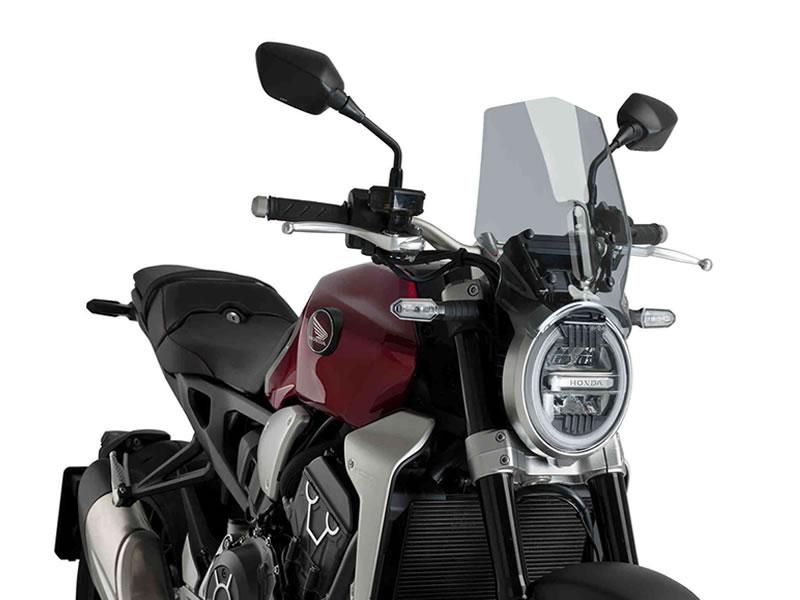 Puig New Generation Sport Screen For Honda CB1000 R Neo Sports Cafe 2018-2020 - Light Smoke