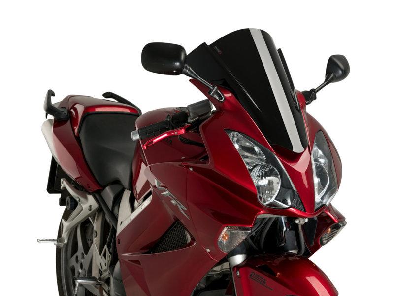 Puig Racing Screen For Honda VFR 800 2002-2012 - Black