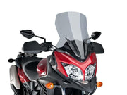 Puig Touring Screen For Suzuki V-Strom 650 2012-2016 - Light Smoke