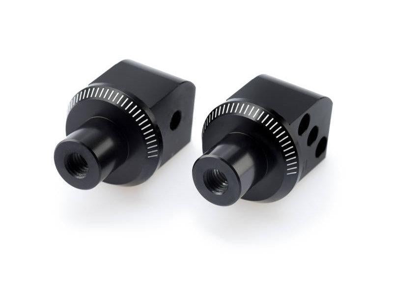 Puig Pillion Footpeg Adaptors For Kawasaki ER6-F 2006-2016 - Black