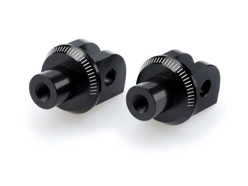 Puig Footpeg Adaptors For Triumph Bonneville Bobber 2017-2025 - Black