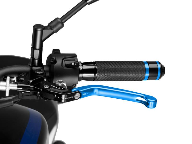 Puig Folding V3 Clutch Lever For Ducati 1098 2007-2008 - Blue With Silver Selector