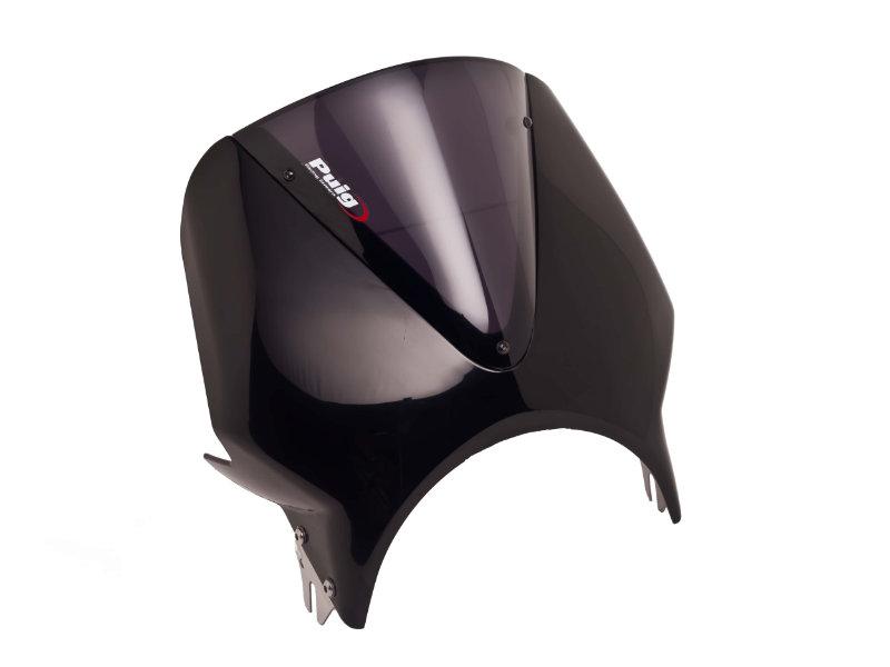 Puig Black Fairing with Vision Screen For Honda CB600 F Hornet 2003-2004 - Dark Smoke