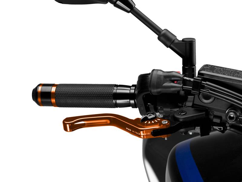 Puig Short V3 Brake Lever For Ducati 1098 2007-2008 - Orange With Black Selector