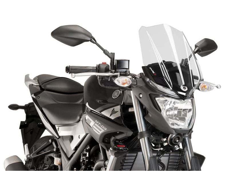 Puig New Generation Touring Screen For Yamaha MT-03 2016-2019 - Clear