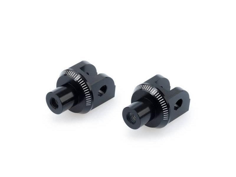Puig Footpeg Adaptors For Kawasaki Ninja 400 2018-2024 - Black