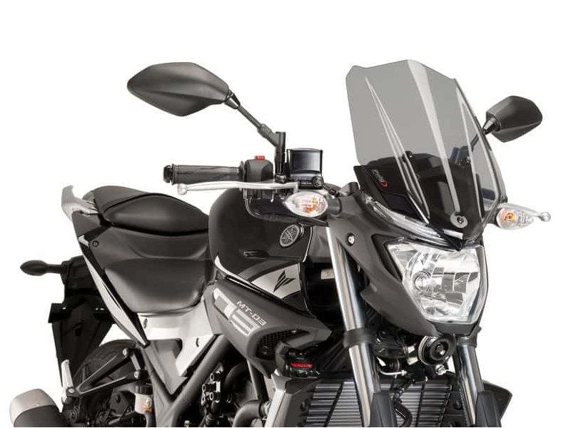 Puig New Generation Touring Screen For Yamaha MT-03 2016-2019 - Light Smoke