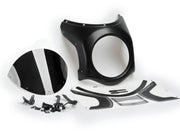 Puig Retro Black Semi Fairing & Screen 195mm For Mash Black Seven - Black