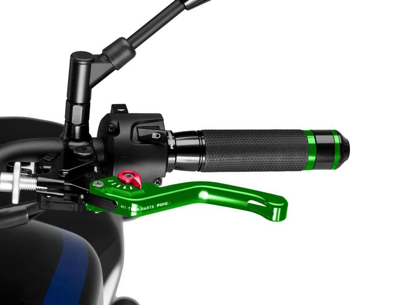 Puig Short V3 Clutch Lever For Ducati 1098 2007-2008 - Green With Red Selector