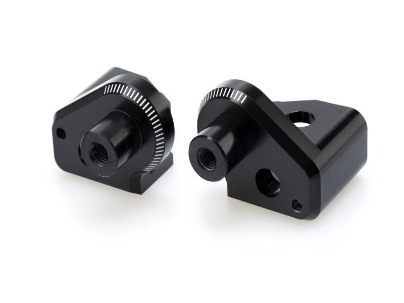 Puig Footpeg Adaptors For Yamaha XT 660 Z Tenere 2008-2016 - Black