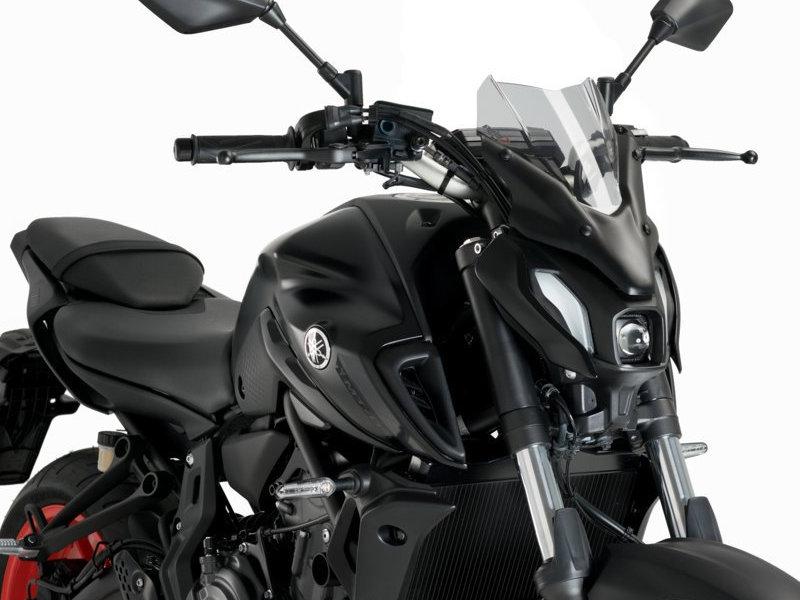 Puig New Generation Sport Screen For Yamaha MT-07 2021-2024 - Light Smoke
