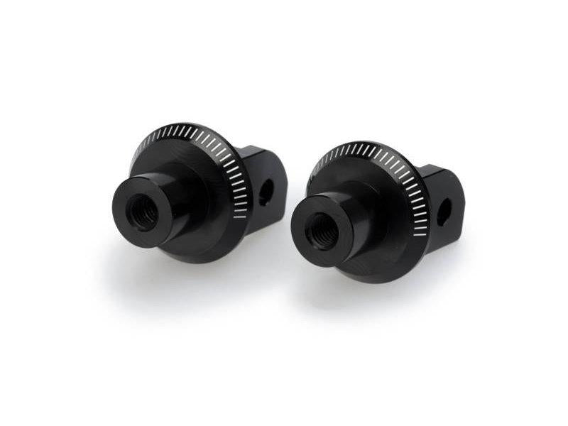 Puig Footpeg Adaptors For Ducati 1199 Panigale 2012-2014 - Black