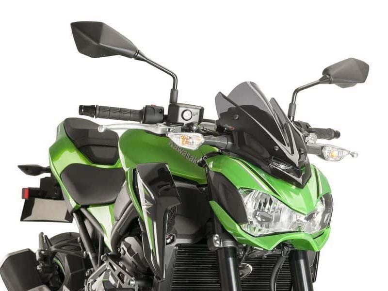 Puig New Generation Sport Screen For Kawasaki Z900 2017-2019 - Dark Smoke