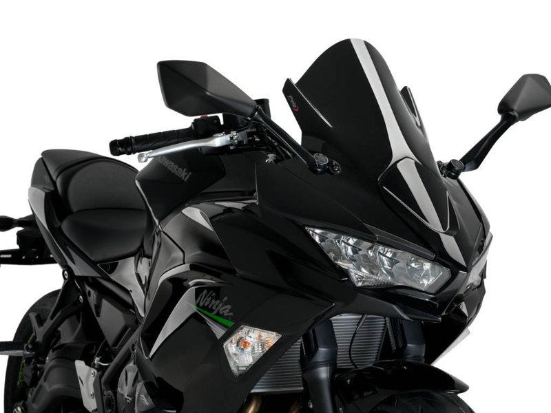 Puig Z-Racing Screen For Kawasaki Ninja 650 2020-2025 - Black
