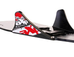 AXP Central Skid Plate For Yamaha YFZ450R 2012-2023 - Black/Red