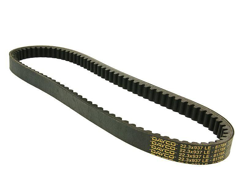 Dayco Drive Belt For Piaggio Beverly 125 2002-2003 - Black