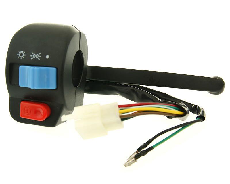 101 Octane Switch Assembly With Brake Lever For Sachs 49ER 50 2006-2008 Right - Black