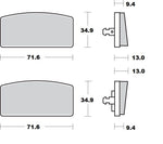 Moto Master Ceramic Brake Pads For BMW R 100 /7 1978 Front