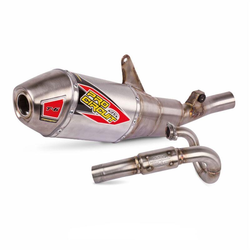 Pro Circuit T-6 Stainless Steel Exhaust System For Honda CRF250R 2022-2026