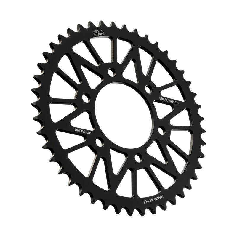 JT RaceLite Aluminium Sprocket For CF Moto MT 650 ABS 2021-2024 Rear - Black