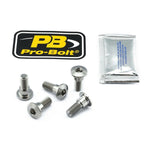 Pro Bolt Titanium Brake Disc Mounting Bolt Kit For Suzuki AN 650 2006-2009 - 5 Piece - Silver/Unfinished