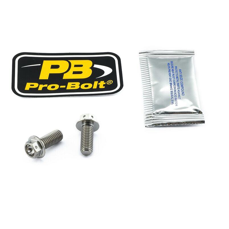 Pro Bolt Titanium Brake Caliper Mount Kit For Ducati Panigale 959 ABS 2016-2019 Rear - Silver